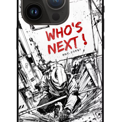 Who's Next iPhone 14 Pro Glass Case Back Cover by Casekaro