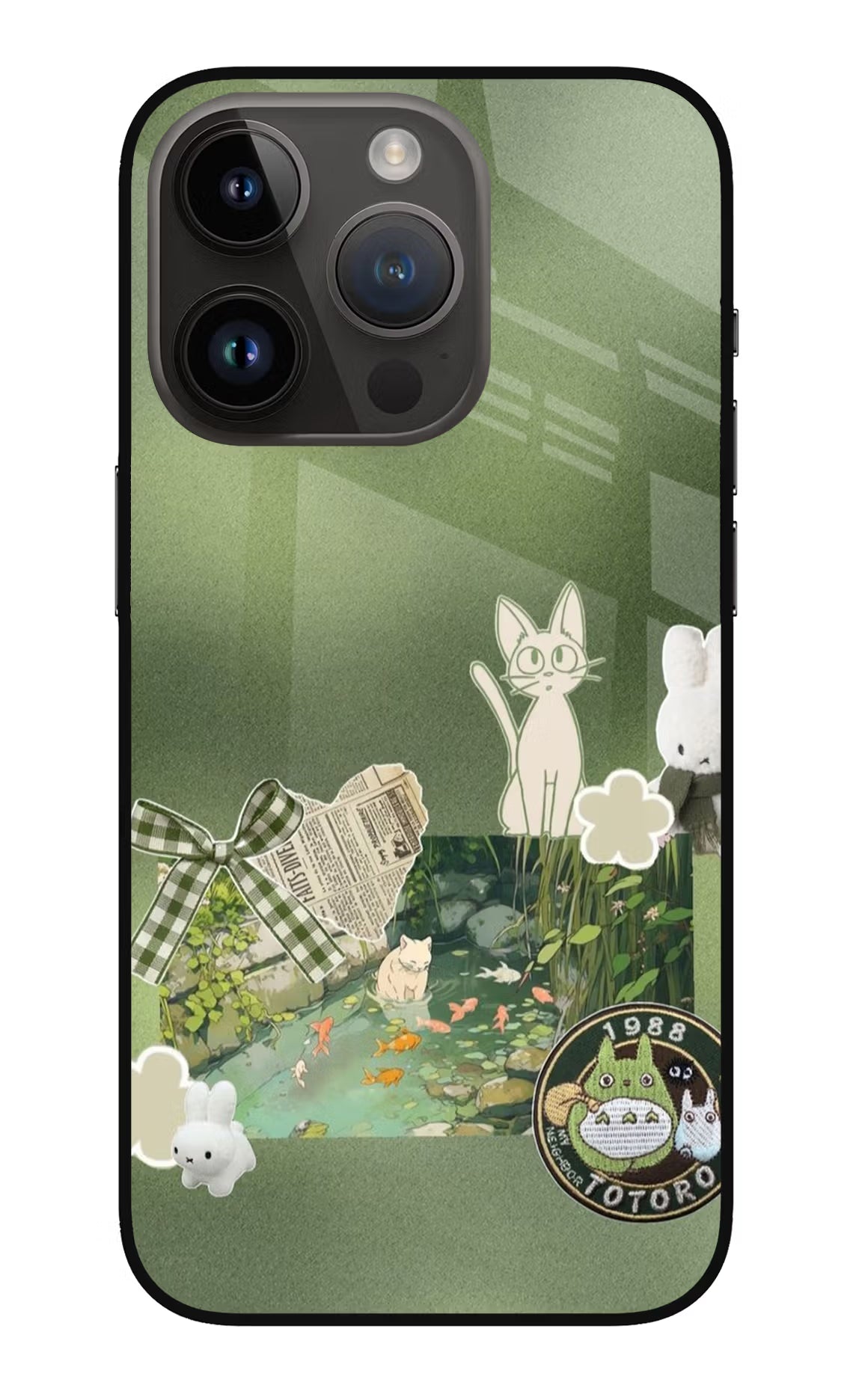 Aesthetic anime iPhone 14 Pro Glass Case