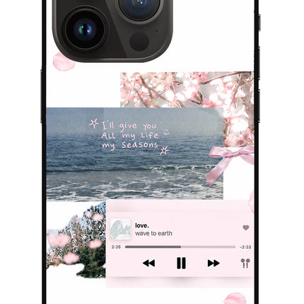 Wave to earth iPhone 14 Pro Glass Case
