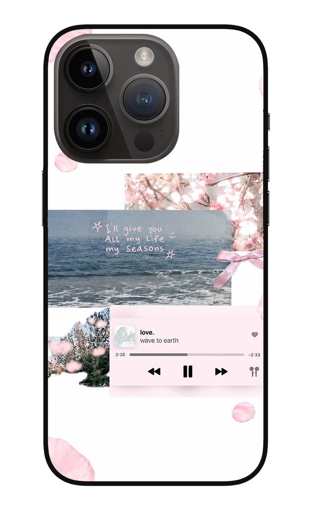 Wave to earth iPhone 14 Pro Glass Case