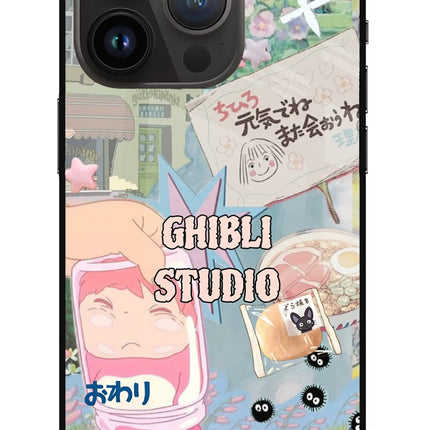 Studio Ghibli iPhone 14 Pro Glass Case