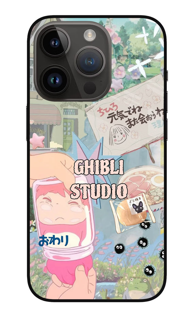 Studio Ghibli iPhone 14 Pro Glass Case
