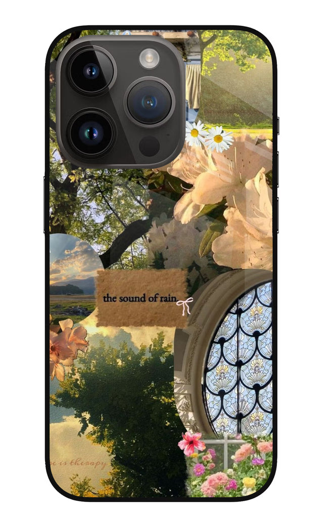 Rain iPhone 14 Pro Glass Case