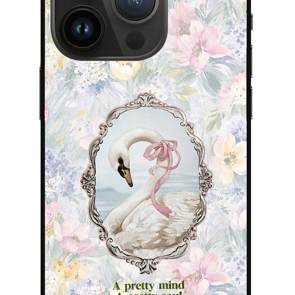 Pretty Mind Pretty Soul iPhone 14 Pro Glass Case