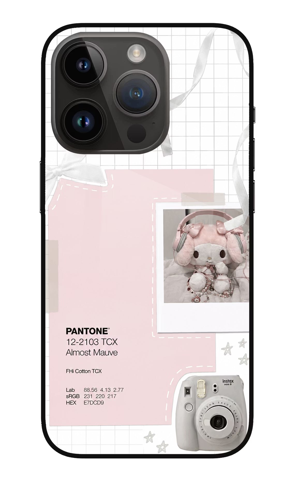 Pantone Asthetic iPhone 14 Pro Glass Case