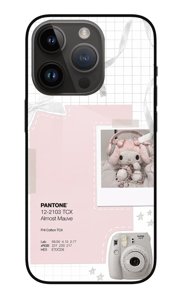 Pantone Asthetic iPhone 14 Pro Glass Case