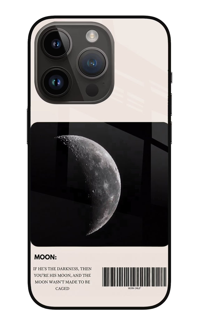 Moon Phase iPhone 14 Pro Glass Case