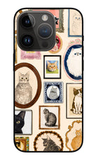 Mirror Cats iPhone 14 Pro Glass Case