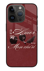 Velvet Cherry iPhone 14 Pro Glass Case