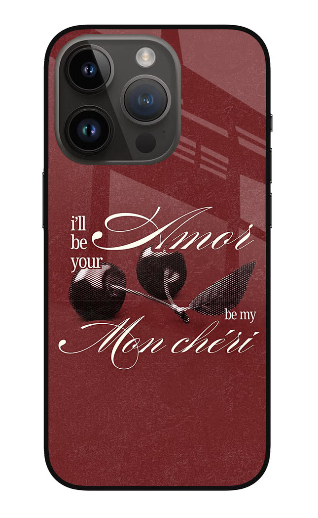 Velvet Cherry iPhone 14 Pro Glass Case