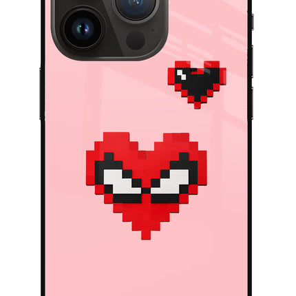 Gwen Heart iPhone 14 Pro Glass Case Back Cover by Casekaro