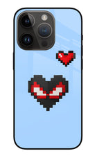Peter Heart iPhone 14 Pro Glass Case