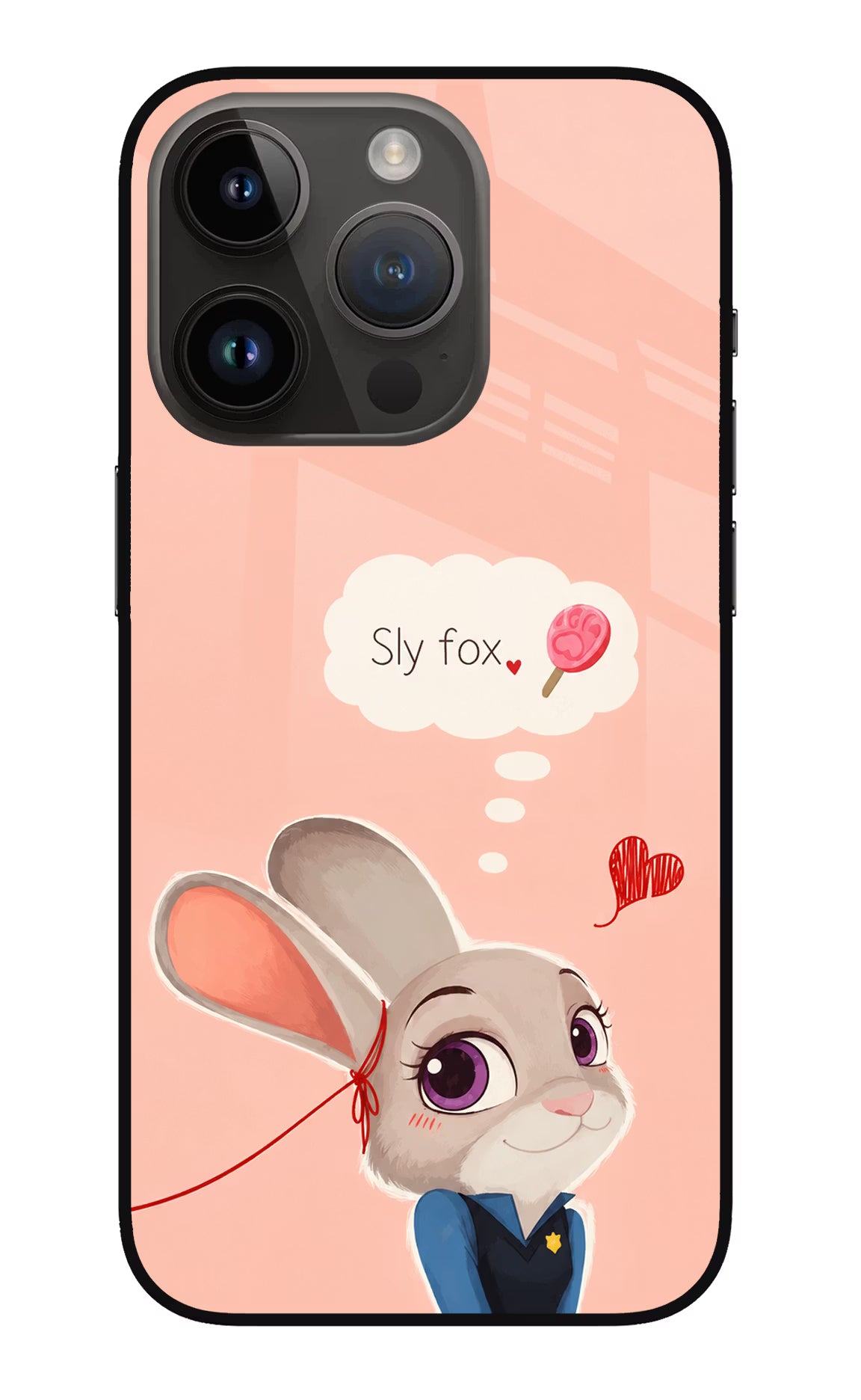 Judy Charm iPhone 14 Pro Glass Case