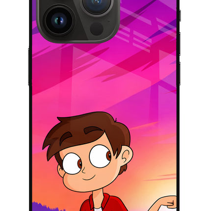 Marco Sunset iPhone 14 Pro Glass Case Back Cover by Casekaro