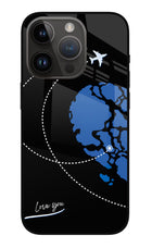 Love Orbit iPhone 14 Pro Glass Case
