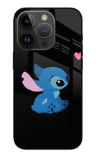 Stitch Crush iPhone 14 Pro Glass Case