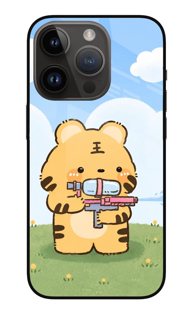 Tiger Treat iPhone 14 Pro Glass Case