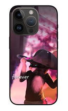 Forever Cat iPhone 14 Pro Glass Case