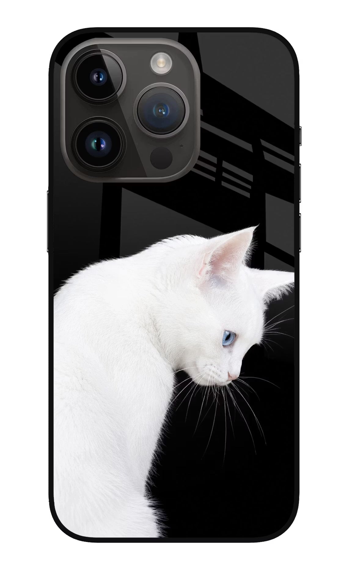 Snow Gaze iPhone 14 Pro Glass Case
