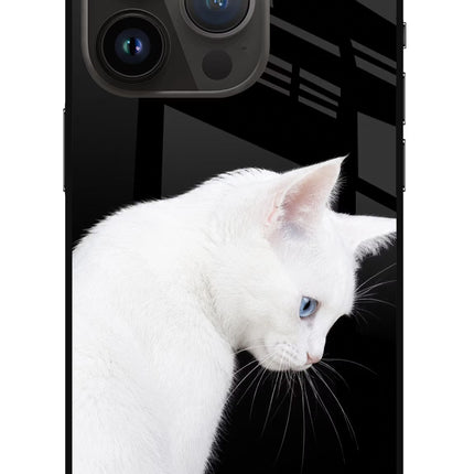 Snow Gaze iPhone 14 Pro Glass Case Back Cover by Casekaro