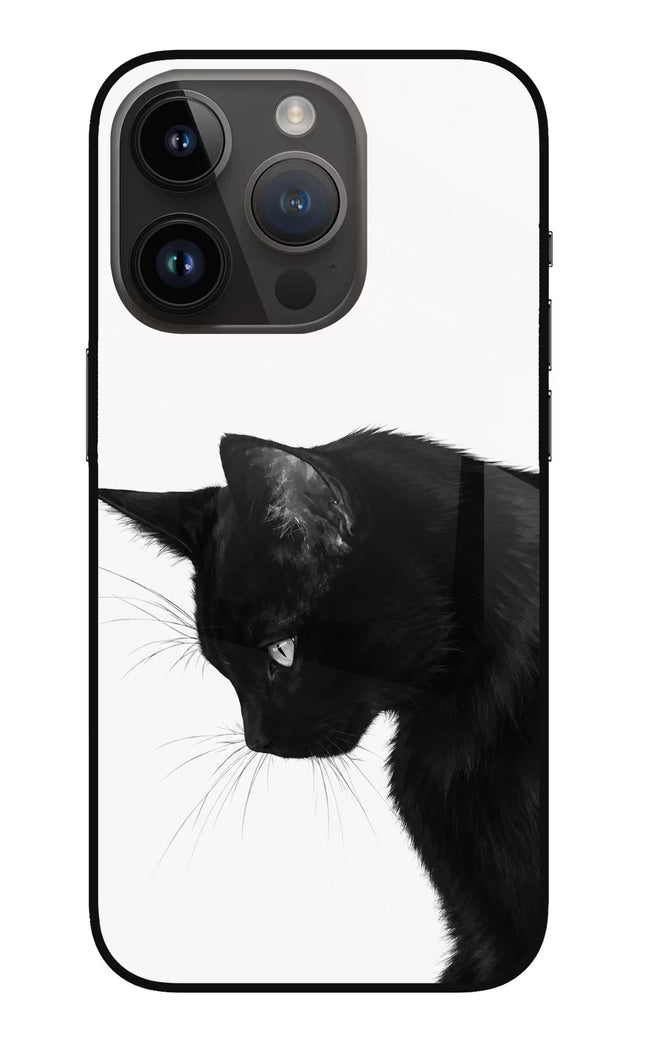 Shadow Gaze iPhone 14 Pro Glass Case