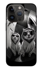 Hood Cats iPhone 14 Pro Glass Case