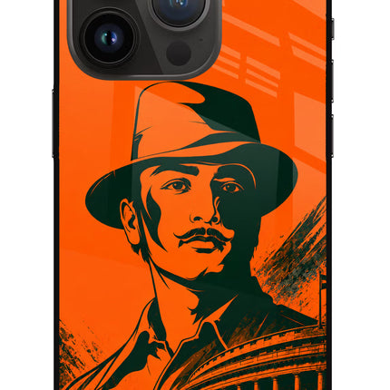 Bhagat Singh Legacy iPhone 14 Pro Glass Case