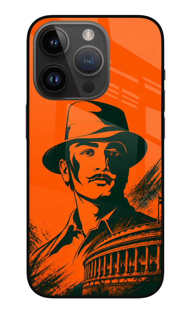 Bhagat Singh Legacy iPhone 14 Pro Glass Case