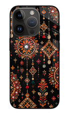Boho Noir iPhone 14 Pro Glass Case