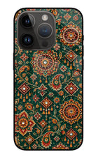 Green Pataka iPhone 14 Pro Glass Case