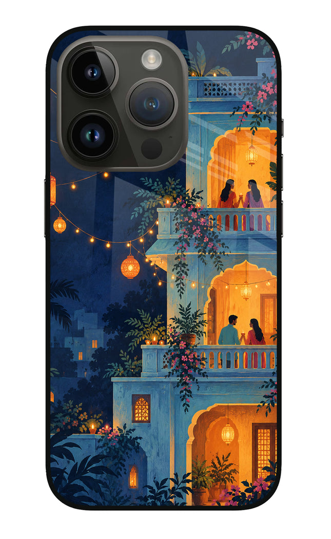 Balcony Glow iPhone 14 Pro Glass Case