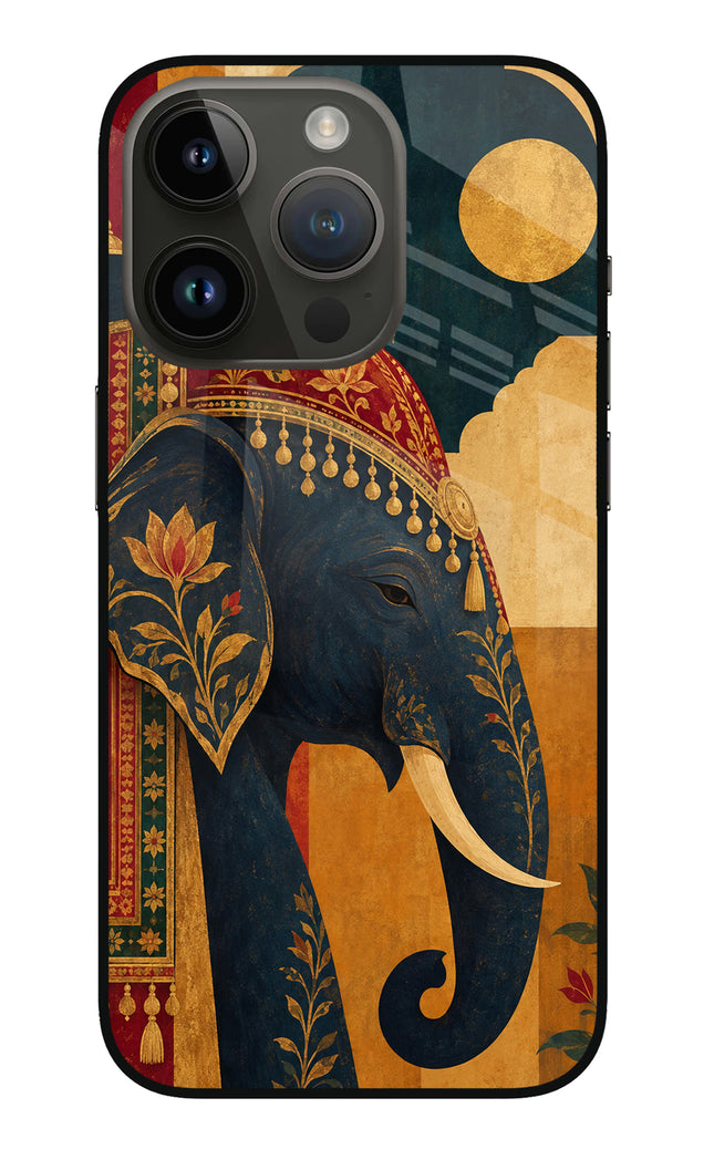 Royal Elephant iPhone 14 Pro Glass Case