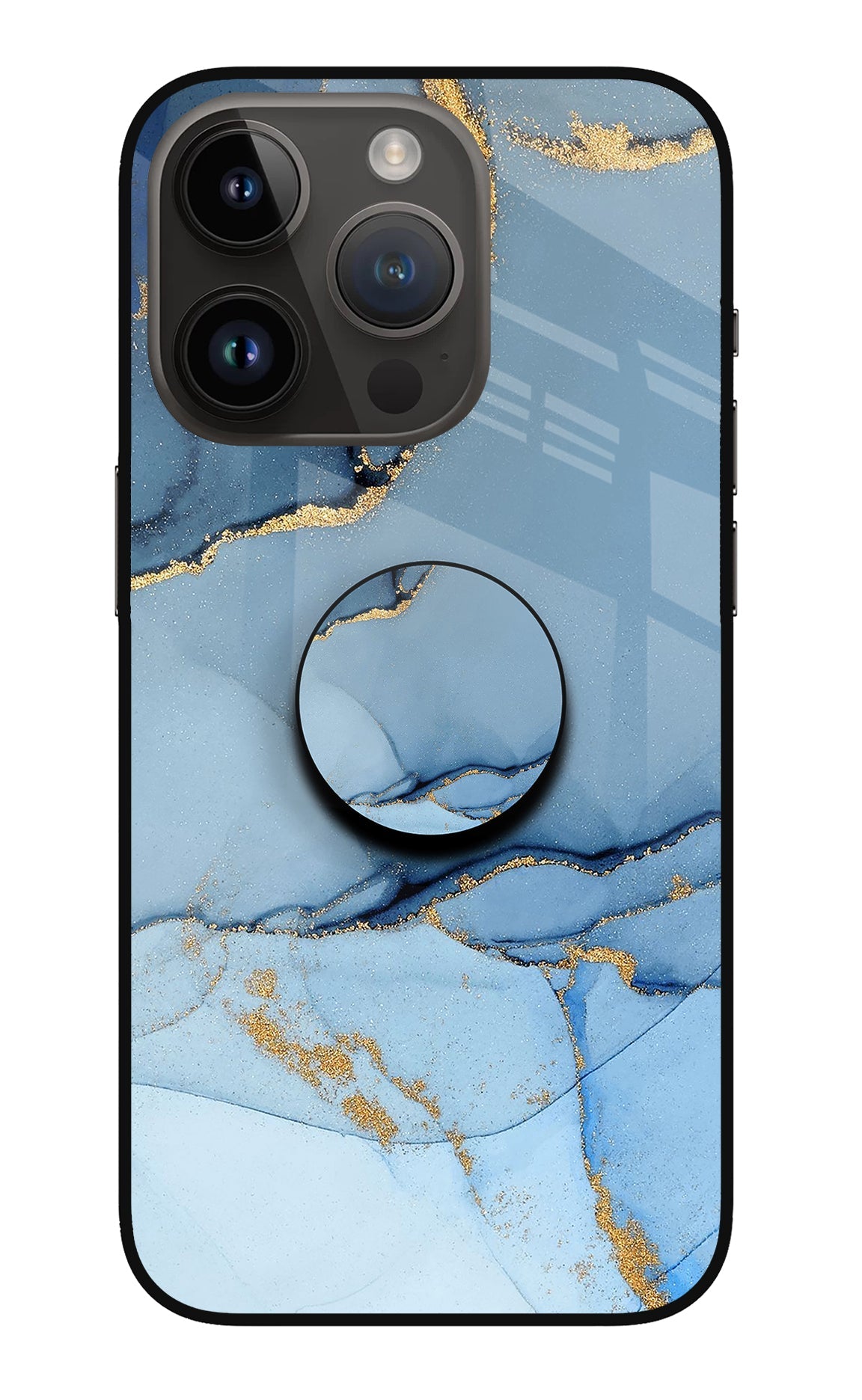 Blue Marble iPhone 14 Pro Glass Case