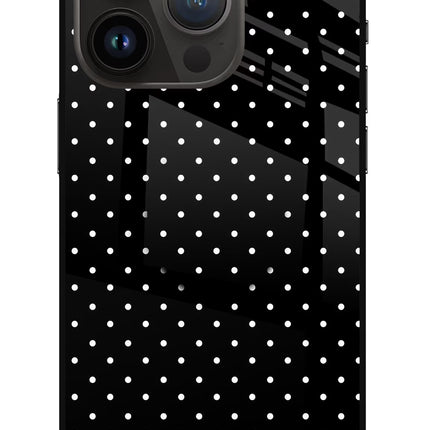 White Dots iPhone 14 Pro Glass Case