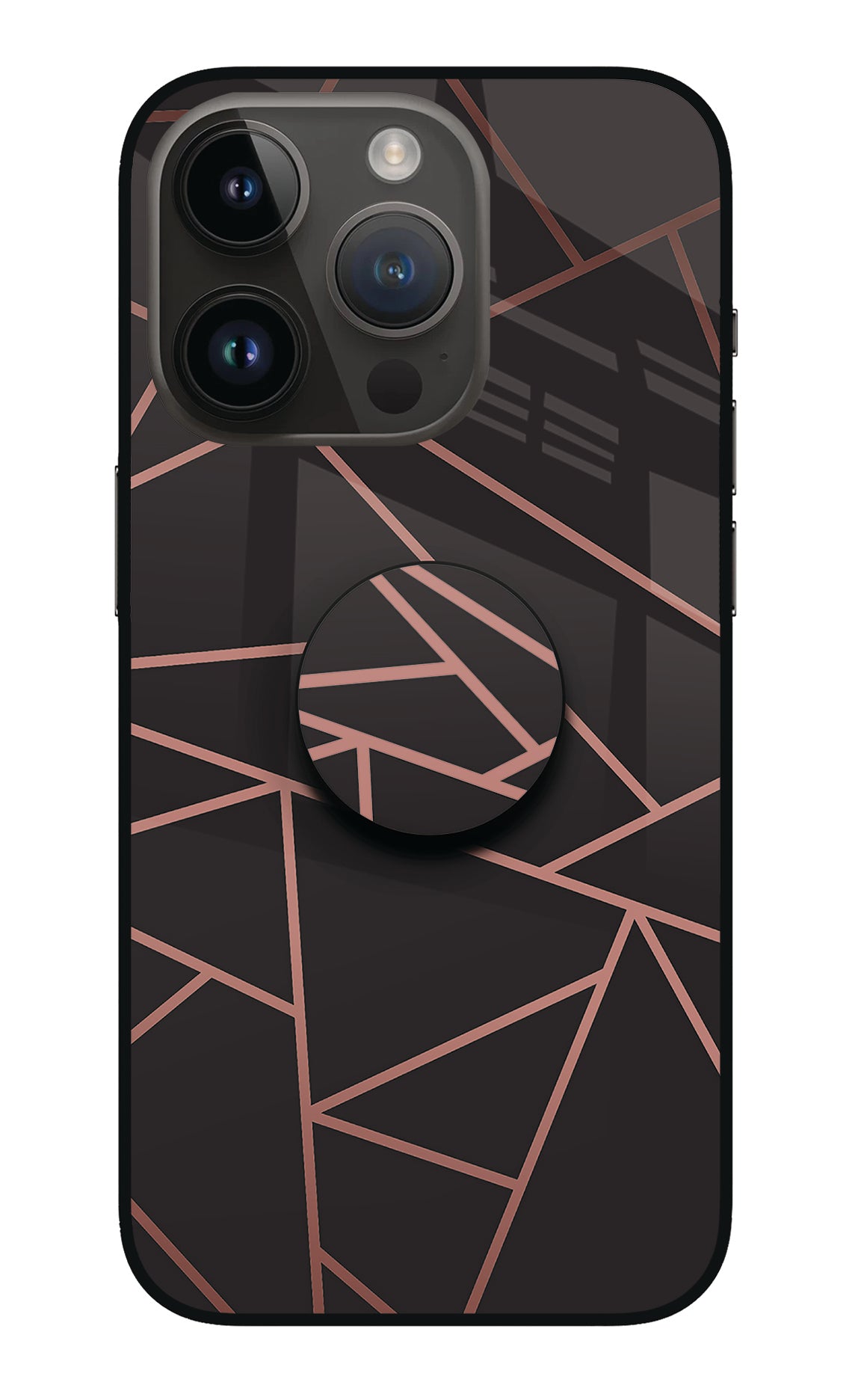 Geometric Pattern iPhone 14 Pro Pop Case