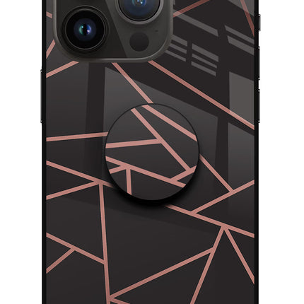Geometric Pattern iPhone 14 Pro Pop Case by Casekaro