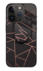 Geometric Pattern iPhone 14 Pro Pop Case by Casekaro