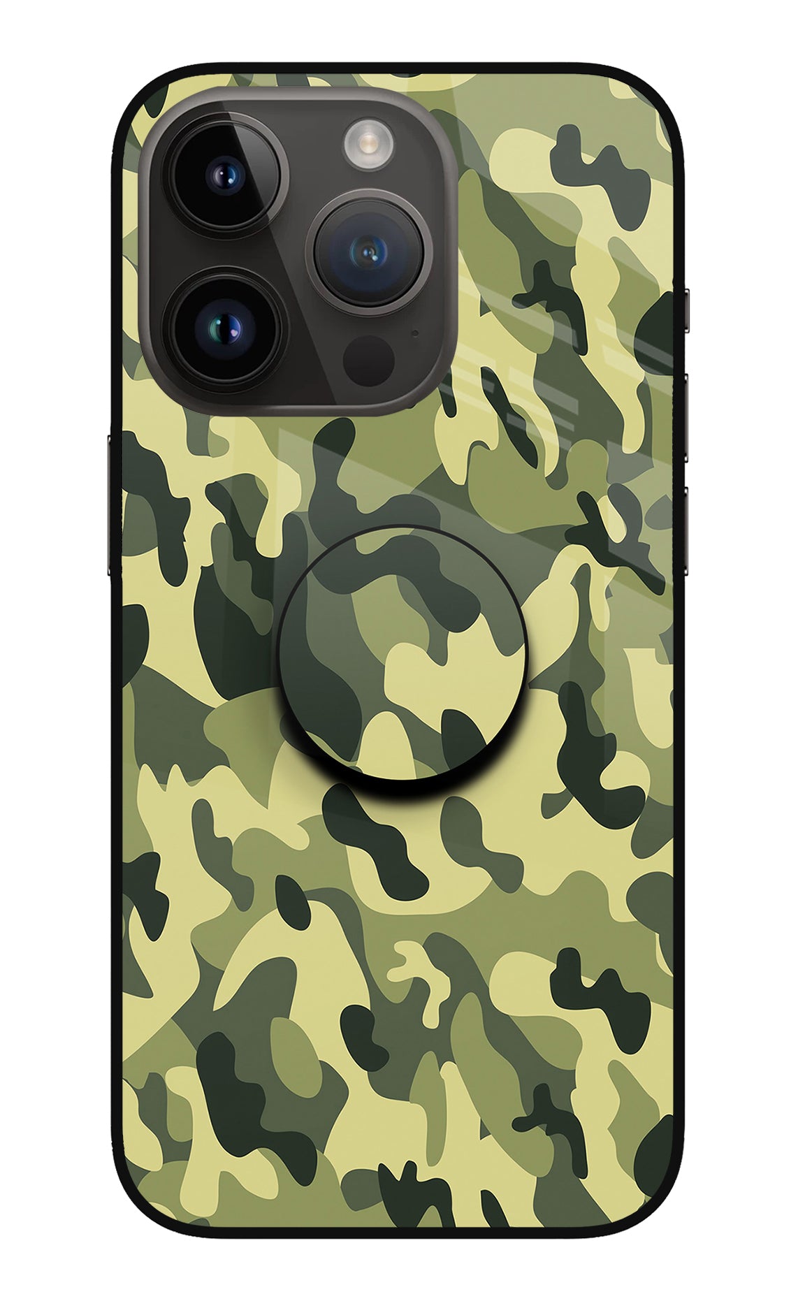 Camouflage iPhone 14 Pro Pop Case