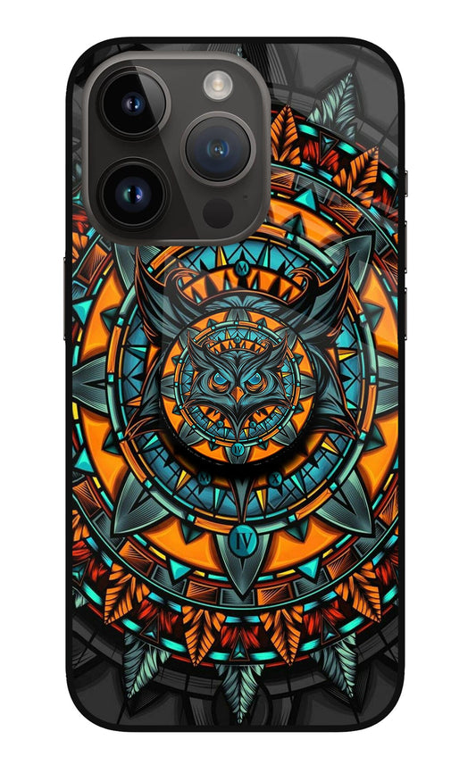 Angry Owl iPhone 14 Pro Glass Case