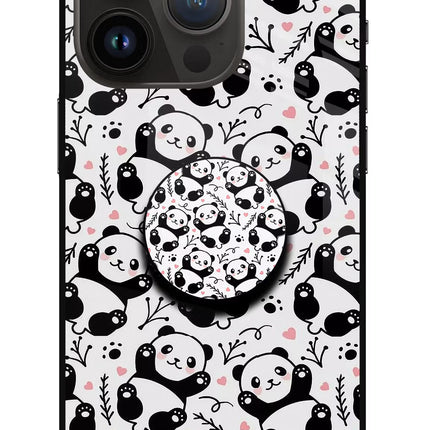 Cute Panda iPhone 14 Pro Pop Case by Casekaro