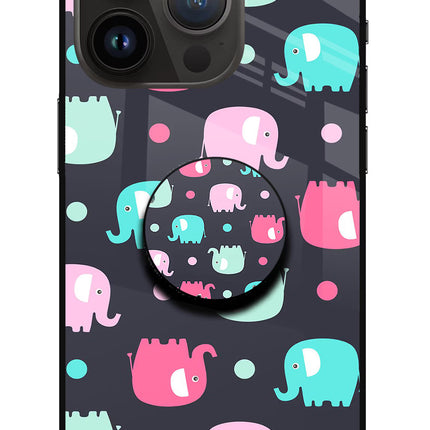 Baby Elephants iPhone 14 Pro Pop Case by Casekaro