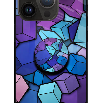 Cubic Abstract iPhone 14 Pro Pop Case by Casekaro