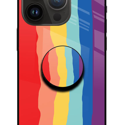 Rainbow iPhone 14 Pro Glass Case