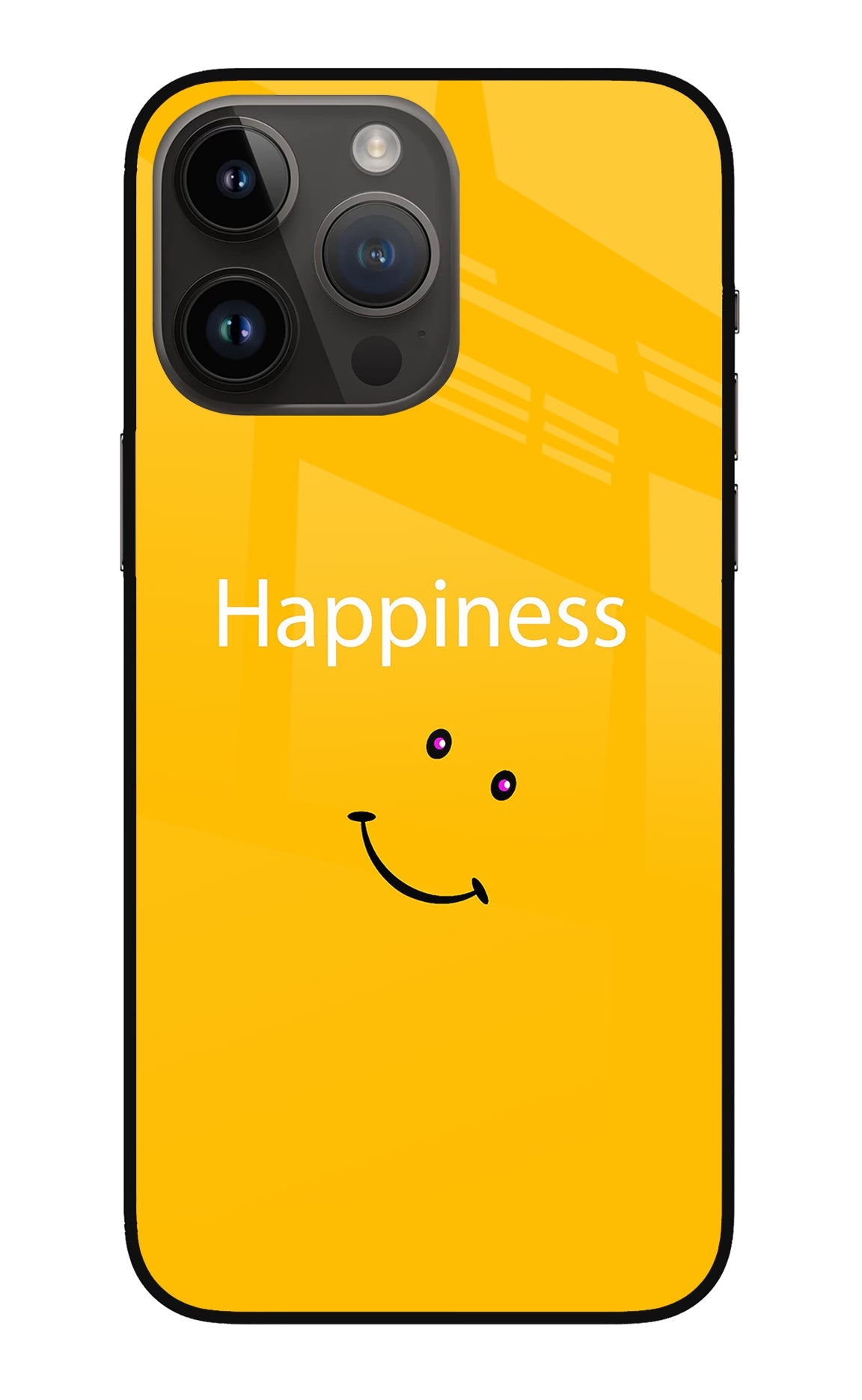 Happiness With Smiley iPhone 14 Pro Max Back Cover