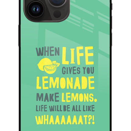 Quote iPhone 14 Pro Max Glass Case