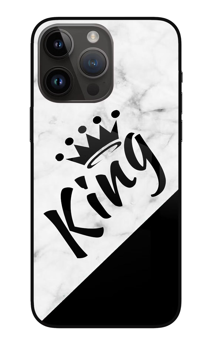 King iPhone 14 Pro Max Back Cover, Metal case