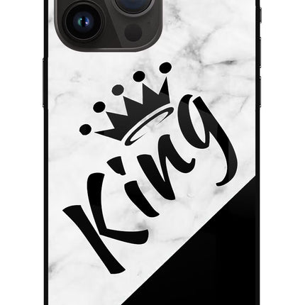 King iPhone 14 Pro Max Glass Case