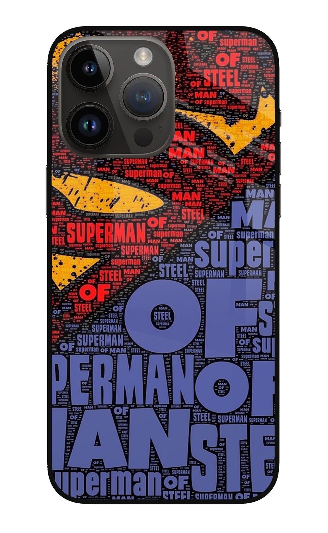 Superman iPhone 14 Pro Max Glass Case