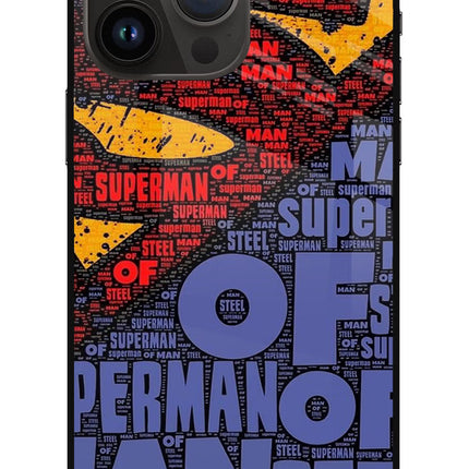 Superman iPhone 14 Pro Max Glass Case