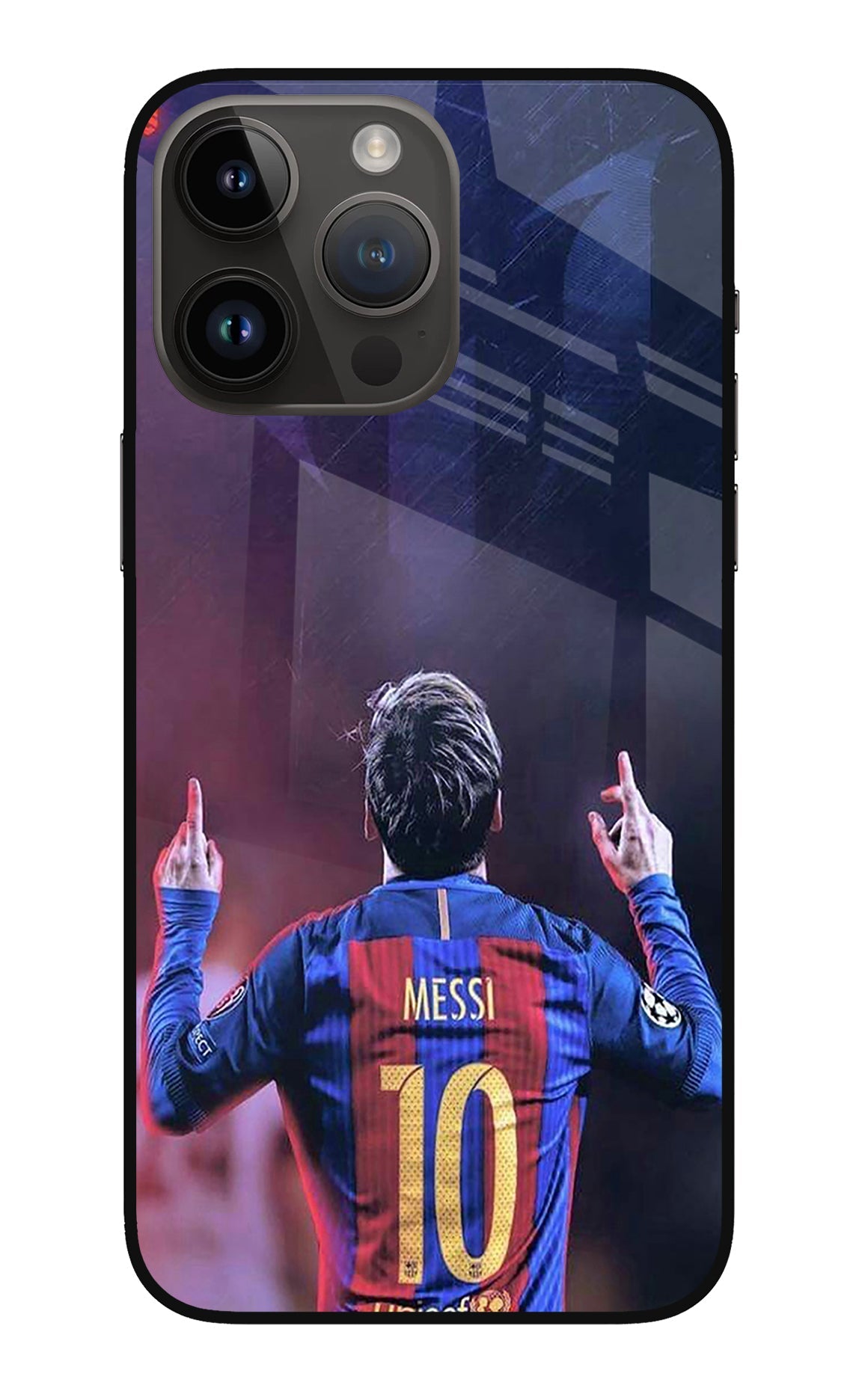 Messi iPhone 14 Pro Max Glass Case